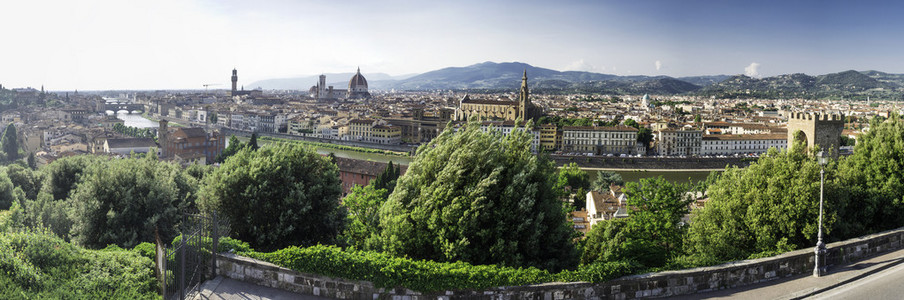 佛罗伦萨的全景视图