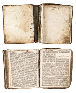 从 1861 年又脏又臭的页打开本古老的书