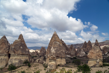 山风景，格雷梅，卡帕多细亚土耳其