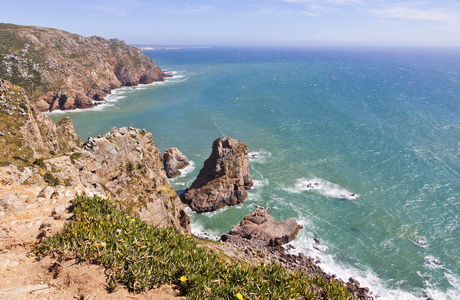 cabo da roca欧洲，葡萄牙的大多数西方点