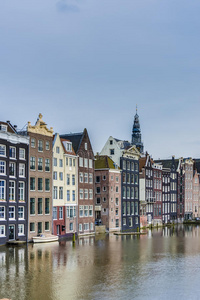 荷兰阿姆斯特丹的达姆拉克运河。