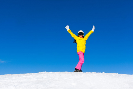 滑雪板滑下山