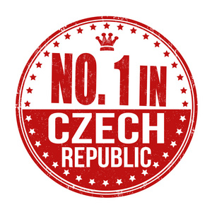 在捷克共和国邮票第一号