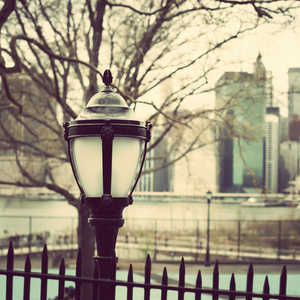 在纽约城的灯笼