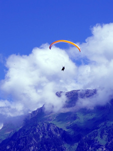 滑翔伞 跳伞过山