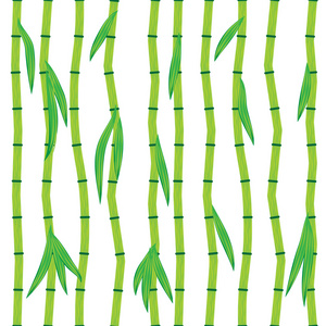 竹棍和树叶