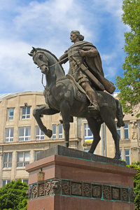 国王王冠 galytsjkyj 纪念碑在利沃夫，乌克兰