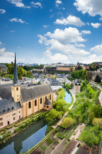 城市景观中的卢森堡
