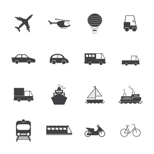 车辆和交通工具图标