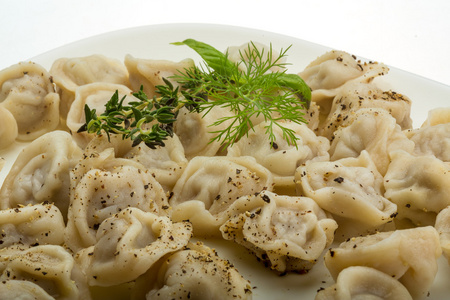 俄罗斯饺子插画