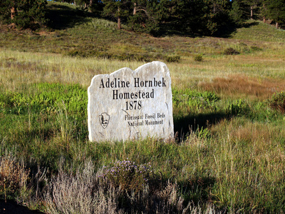 艾德琳 hornbek 宅基地的标志