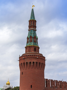 莫斯科，俄罗斯，在 2014 年 9 月 23 日。beklemishevsky 塔的莫斯科克里姆林宫