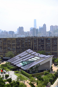 太阳能在这座城市图片