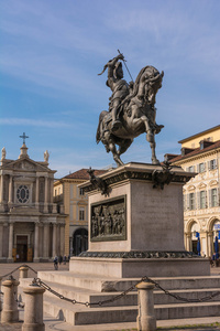 铜像在意大利都灵图片