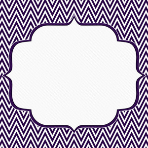 紫色和白色的雪佛龙锯齿形框架背景