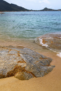 泰国海 kho 苏梅岛湾岩