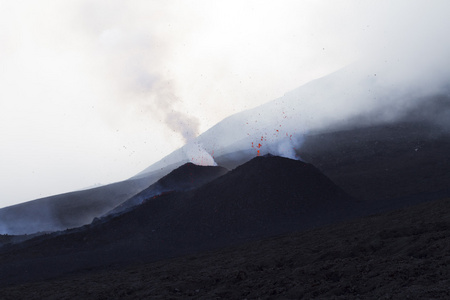 火山爆发