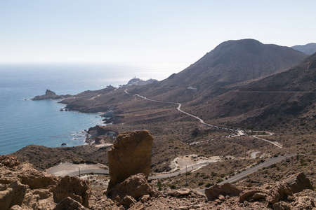 cabo de gata 的海岸