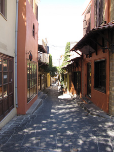 罗兹照片两老城市的街道