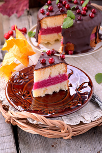蔓越莓蛋糕图片