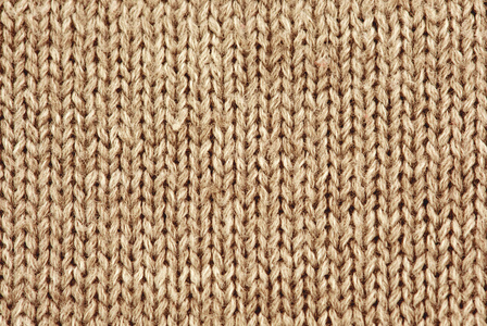 针织的羊毛质地的特写