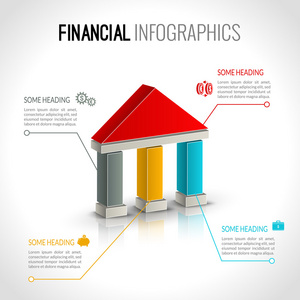 银行金融信息图表图片