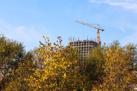 建筑起重机上建设