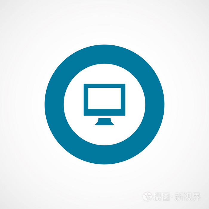 pc 加粗的蓝色边框圆 ico
