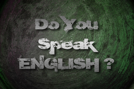 你会说英语的概念吗
