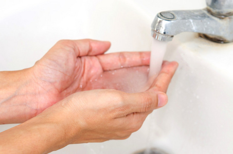 洗手方法图片