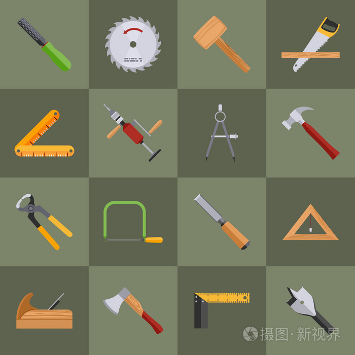 木工工具图标