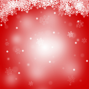 抽象的圣诞红背景