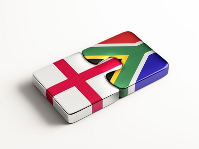 南非世界杯英格兰拼图概念图片