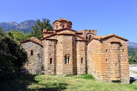 教会在中世纪城市 Mystras