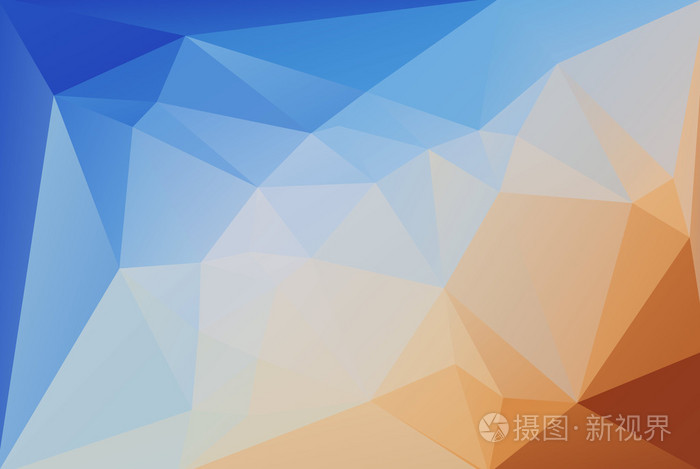 抽象背景.从蓝色到橙色的过渡插画-正版商用图片1h9id8-摄图新视界
