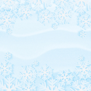 冬天下雪背景与地方为您的文本