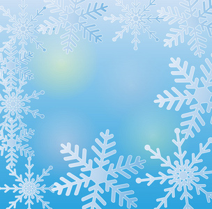 节日圣诞节背景与雪花图片