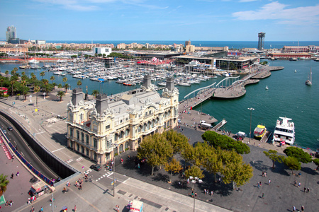 西班牙巴塞罗那海港