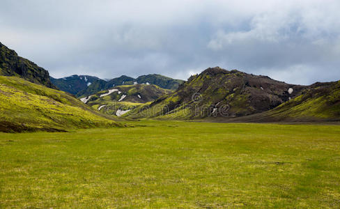 冰岛山脉全景