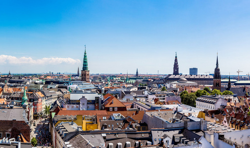 哥本哈根全景视图