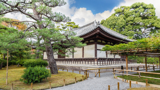 观音堂的平等在京都，日本寺