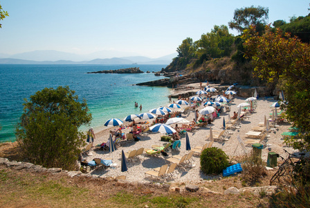 Kassiopi 海滩，希腊科孚岛
