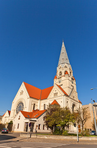 路德会教堂的圣 Matthew 1928 在波兰罗兹