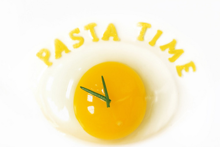生鸡蛋面条字母为面食时间时钟形式