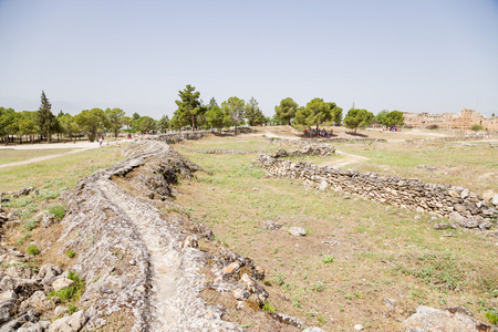 赫拉，土耳其。古水系统在考古领域的废墟