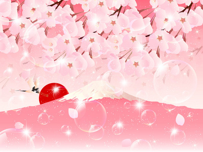 樱桃红富士背景