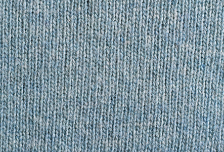 蓝色针织羊毛质地为背景