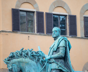 柯西莫我 de Medici 雕像 弗洛伦斯