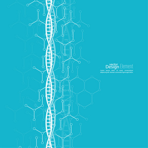 Dna 分子的结构与抽象背景