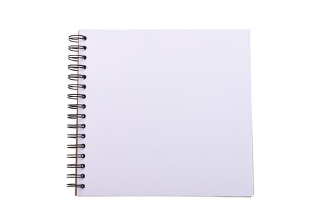 空的空白笔记本